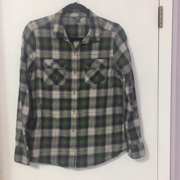 Eddie Bauer Plaid Button Down Shirt - Picture 3 of 10